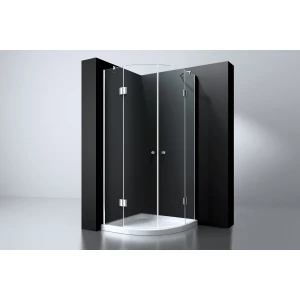 Best-Design  "Erico" 1/4 rond cabine met 2 deuren  90x90x192cm NANO glas 8mm