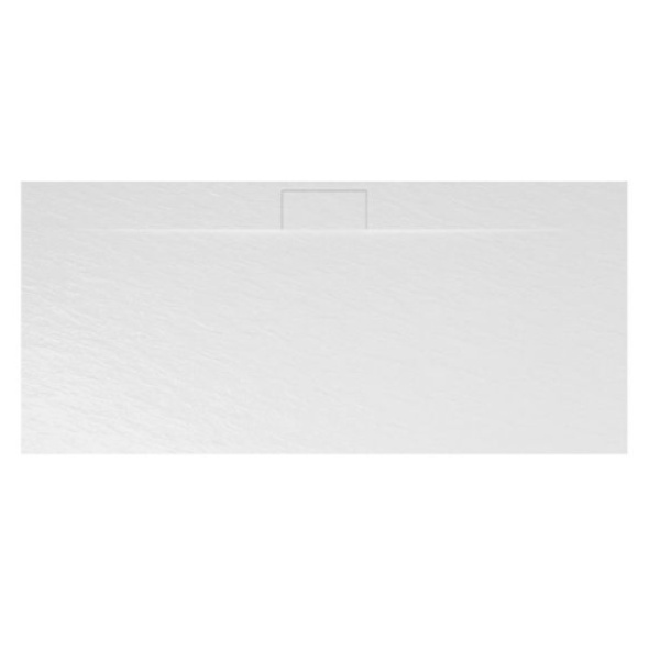 ANTISLIP  douchebak XXXL 2000x900 in composiet voor inloopdouche wit